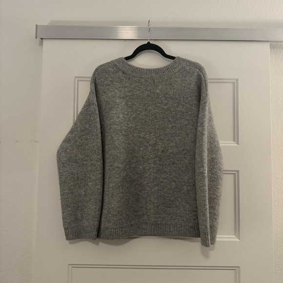 Gray Women's Sweater | OAK + FORT - Picture 3 of 6